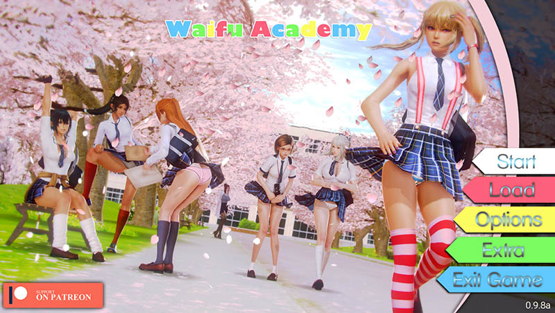 二次元老婆学院 V0.13.5 AI汉化版【更新】【PC+安卓】【动态】【8.5G】