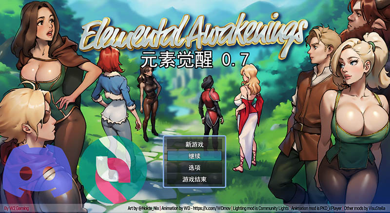 元素觉醒 V0.7 AI汉化版+存档【动态】【1.2G】